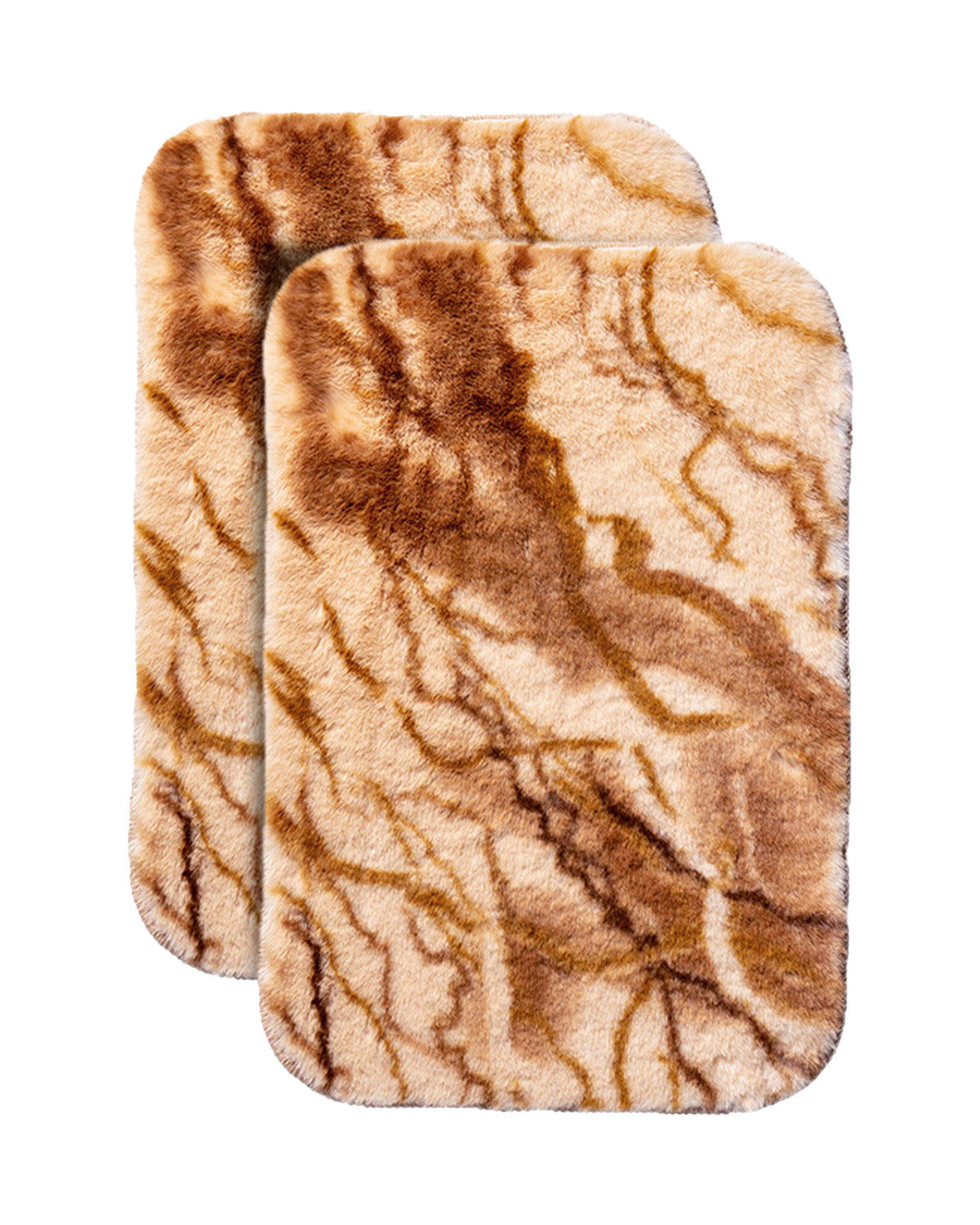 38X58 CM Rabbit Fur Print Bathmat Online | Crown Home