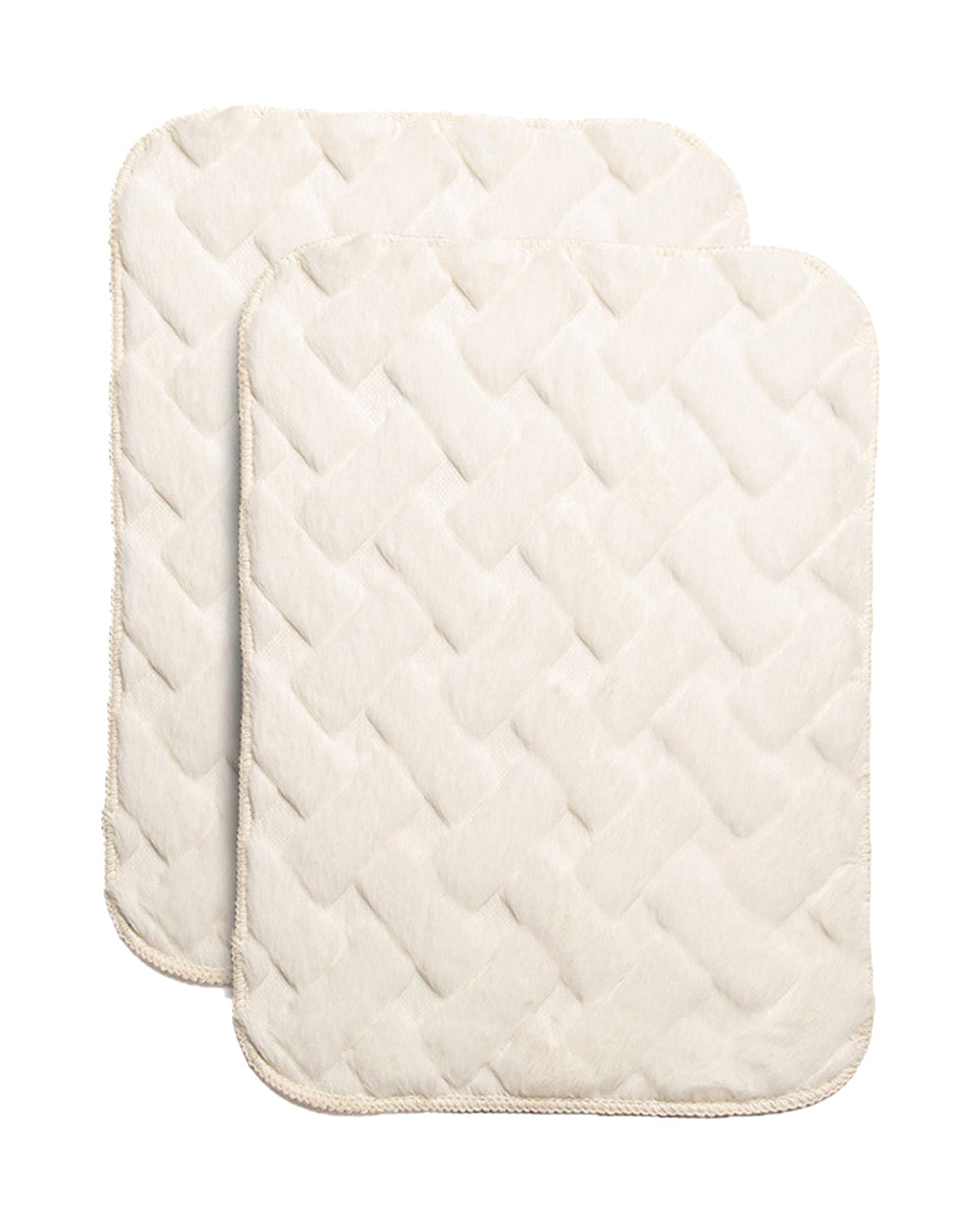 38X58 CM Rabbit Fur Bricks Bathmat Online | Crown Home