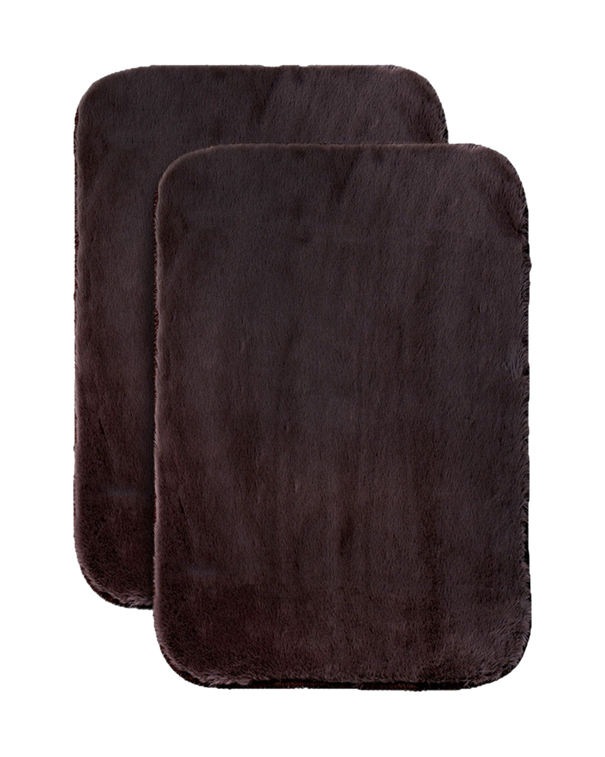 38X58 CM Rabbit Fur Plain Bathmat Online | Crown Home